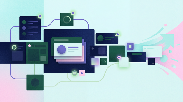 Smarter systems powering faster, more impactful marketing campaigns, illustrated with connected tools and streamlined workflows.