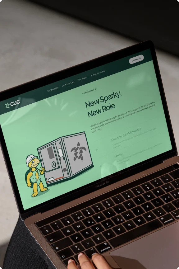 card-website-landing-page